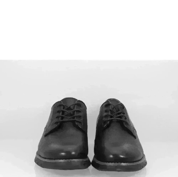NIB GBX Hart Men\'s Round Toe Leather Black Oxford, 135751; Size 10.5 main image 6